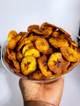 Unsalted Spicy Plantain Chips Jar