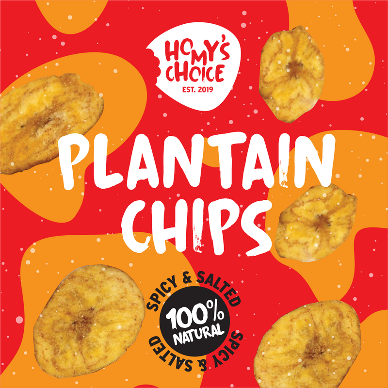 Salted Spicy Ripe Plantain Chips Satchet